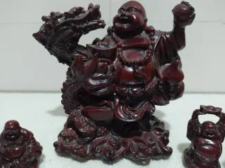 Lote 7 Budas Barnizados Cinabrio