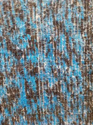 Alfombra Algodón 170x240 cm Azul Multicolor