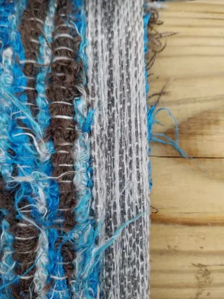 Alfombra Algodón 170x240 cm Azul Multicolor