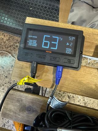 Extractor VEVOR con Controlador Temp/Humedad