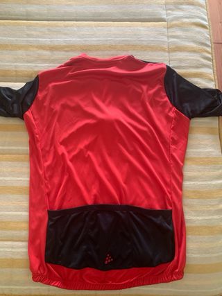 Maillot Ciclismo Craft Rojo y Negro talla L