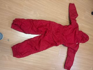Tuta da sci rossa intera