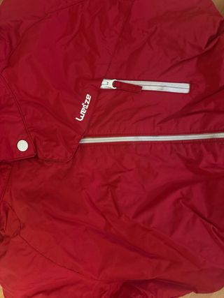 Tuta da sci rossa intera