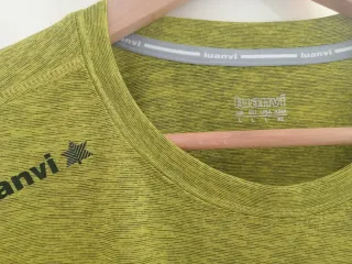 Camiseta técnica Luanvi hombre verde lima.