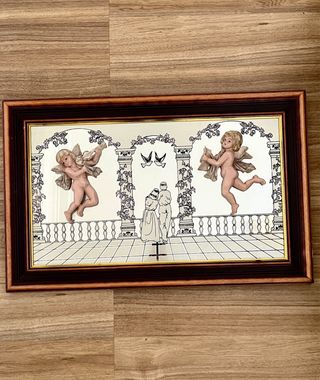 Cuadro espejo Vintage/retro angeles