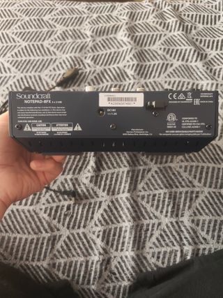 Mixer Soundcraft Notepad-8FX