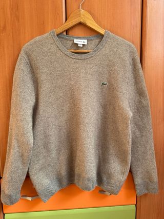 Jersey Lacoste Beige Talla L