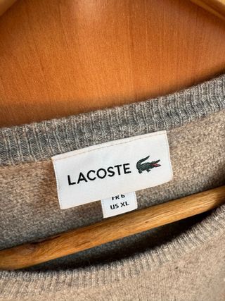Jersey Lacoste Beige Talla L