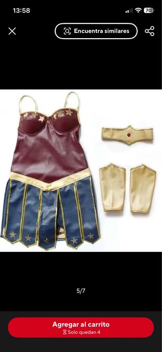 Disfraz Superwoman Talla S