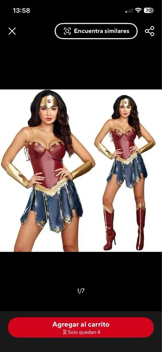 Disfraz Superwoman Talla S