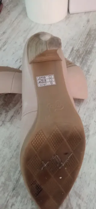 Zapatos de tacón piel 8 cm