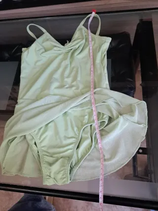 Maillot Ballet Verde Talla 6-8