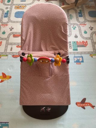 Hamaca BabyBjörn 2 fundas rosa/negra