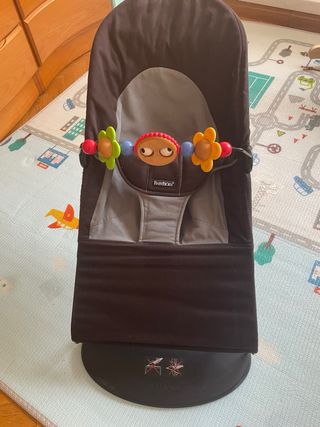 Hamaca BabyBjörn 2 fundas rosa/negra