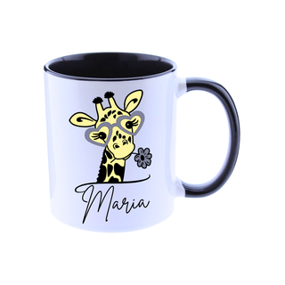 Taza cerámica 11 oz. JIRAFA CUQUI personalizada