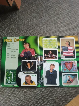 Álbum Cromos Oficiales Backstreet Boys 1997.Comple