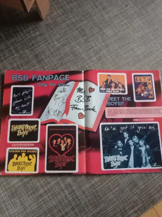 Álbum Cromos Oficiales Backstreet Boys 1997.Comple