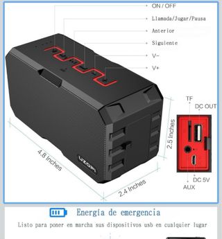 Alta voz bluetooth 10W