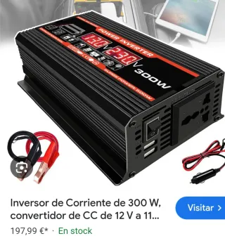 Inversor 300W + Controlador Solar