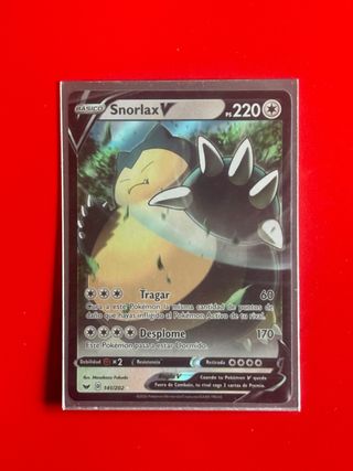 Carta Pokémon Snorlax V 141/202