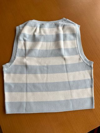 Chaleco Zara Rayas Talla M