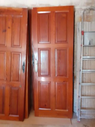 Puertas de madera mobila antiguas
