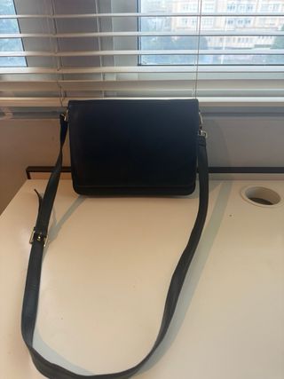 Bolso vintage piel azul