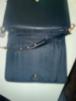 Bolso vintage piel azul