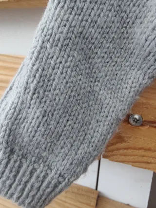 Pelele punto hecho a mano manga larga