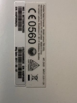 Tablet Lenovo TB2X30L Bianca da ricondizionare