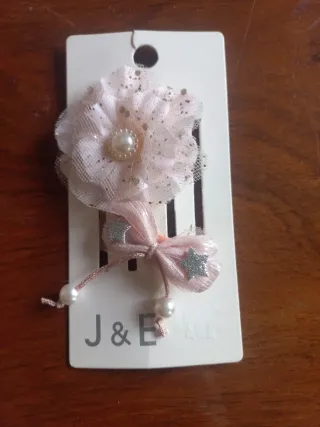 Accesorios para el pelo:pinza,pulsera/goma,flor...