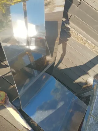 Conjunto 6 Sillas Acero Inoxidable