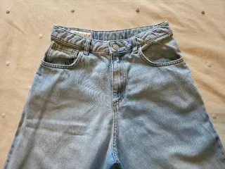 Pantalón vaquero rayas ancho