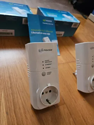 Adaptadores PLC Ethernet Movistar (2 uds)
