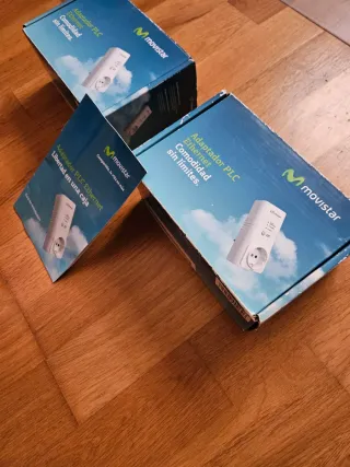 Adaptadores PLC Ethernet Movistar (2 uds)