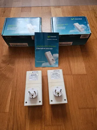 Adaptadores PLC Ethernet Movistar (2 uds)
