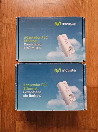 Adaptadores PLC Ethernet Movistar (2 uds)