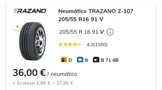 Neumáticos de coche