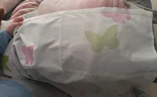 Estor tela mariposas multicolor