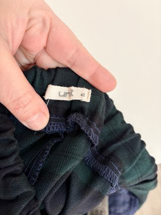 Pantalones cuadros Unit