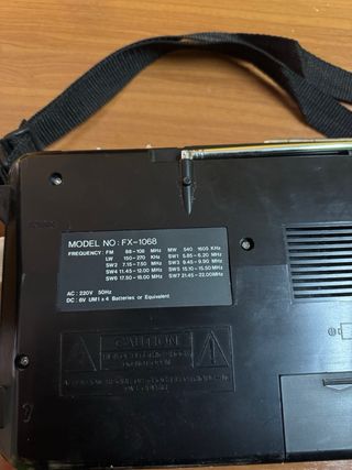 Radio Cassette Panashiba Jumbo 10 Bandas