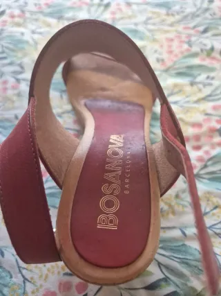 Sandalias Bosanova tacón plataforma talla 39