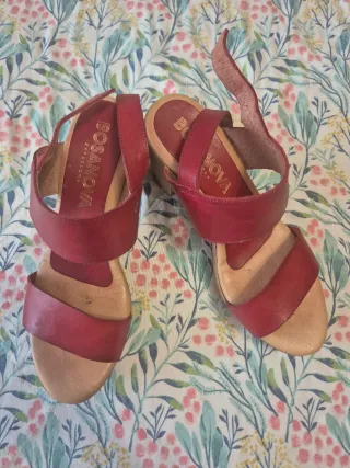 Sandalias Bosanova tacón plataforma talla 39