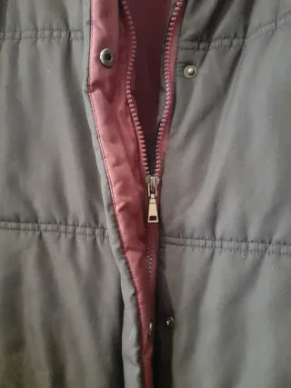 Parka mujer marrón oscuro talla 50