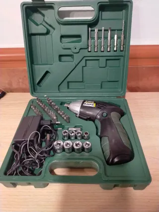 Taladro Atornillador Eléctrico con Accesorios