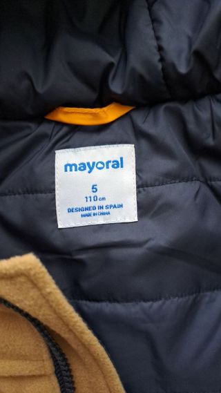 Abrigo niño Mayoral Talla 6