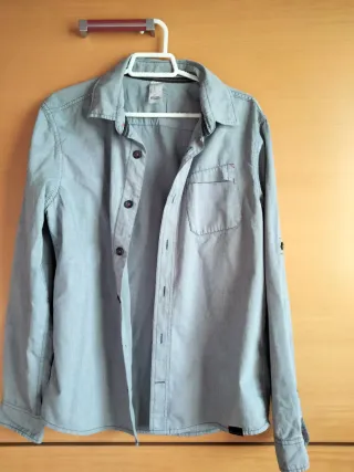 Camisa vaquera azul clarito talla M