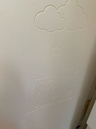 Cuna blanca para bebé