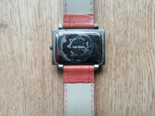 Reloj Louis Valentin Rectangular Naranja