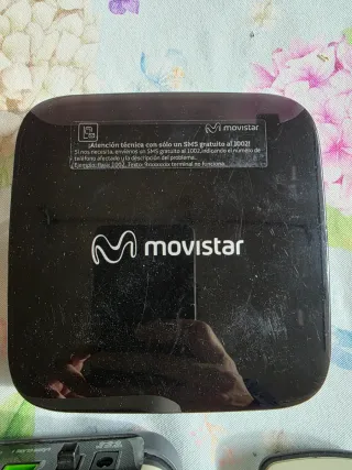 Router, decodificador y mando Movistar
